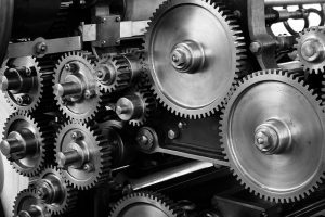 Gears made from ferrous metals